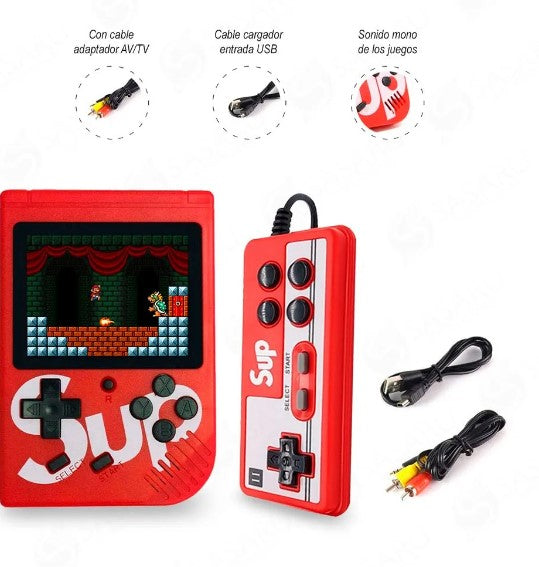 Consola Sub portatil + Tv 400juegos Retr